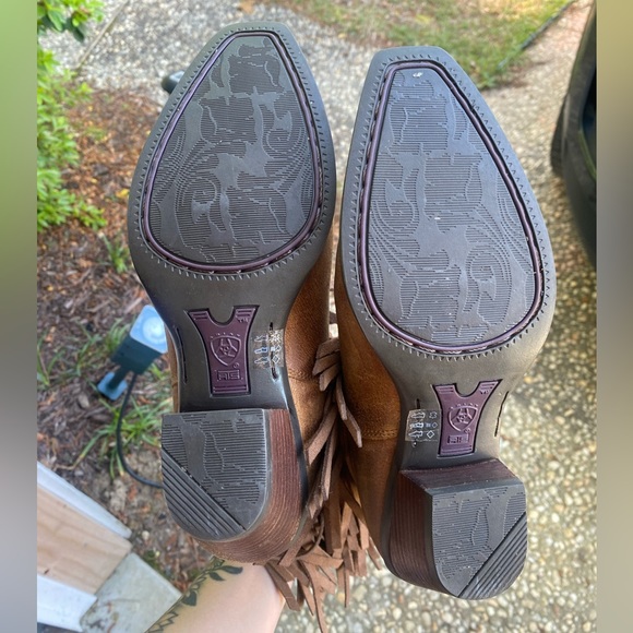 Ariat Cowgirl Boots w/ Fringe - Picture 4 of 4